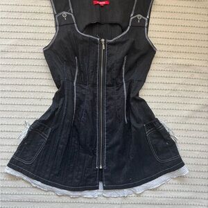 vintage vest mini dress from le grenier